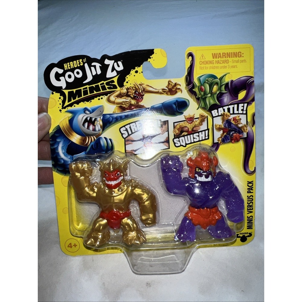 Heroes of Goo Jit Zu Minis Blazagon VS Corruptagon Versus Pack Stretch Figure
